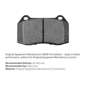 Chevrolet Camaro Brake Pads - Front - R1 Concepts - Optimum OE - `10-`15
